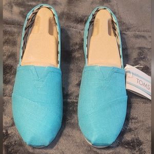 TOMS Alpargata Slip On (Peacock Blue) Size 12